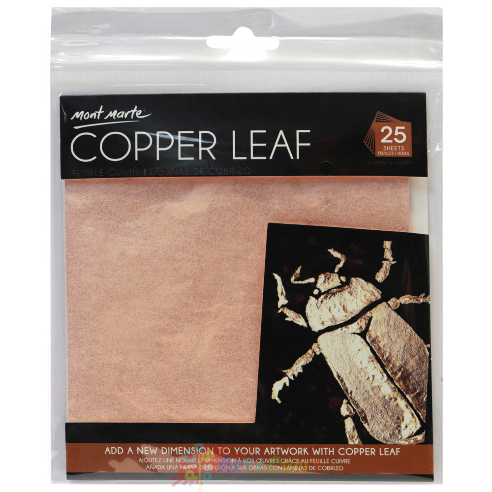 M.M Copper Leaf 25 Sheets Picasso Art & Craft