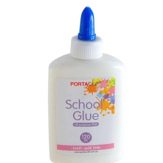SchoolGlueAllPurposePVA120mlPortacraft