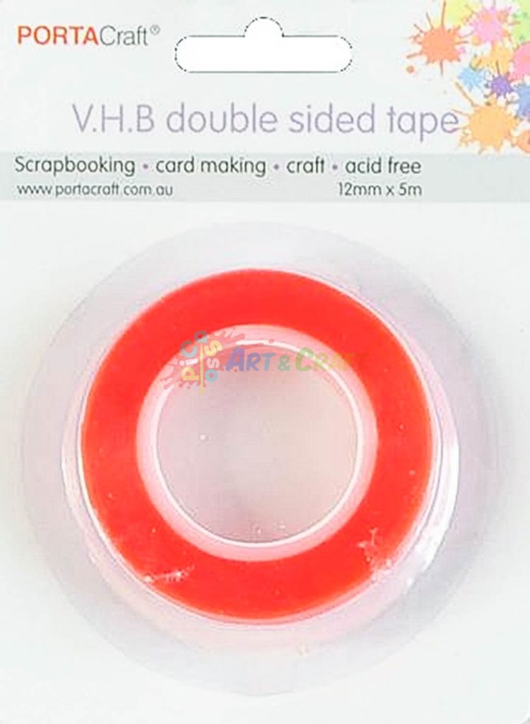 Double Sided Tape Very High Bond 12mm x 5m - Picasso Art & Craft