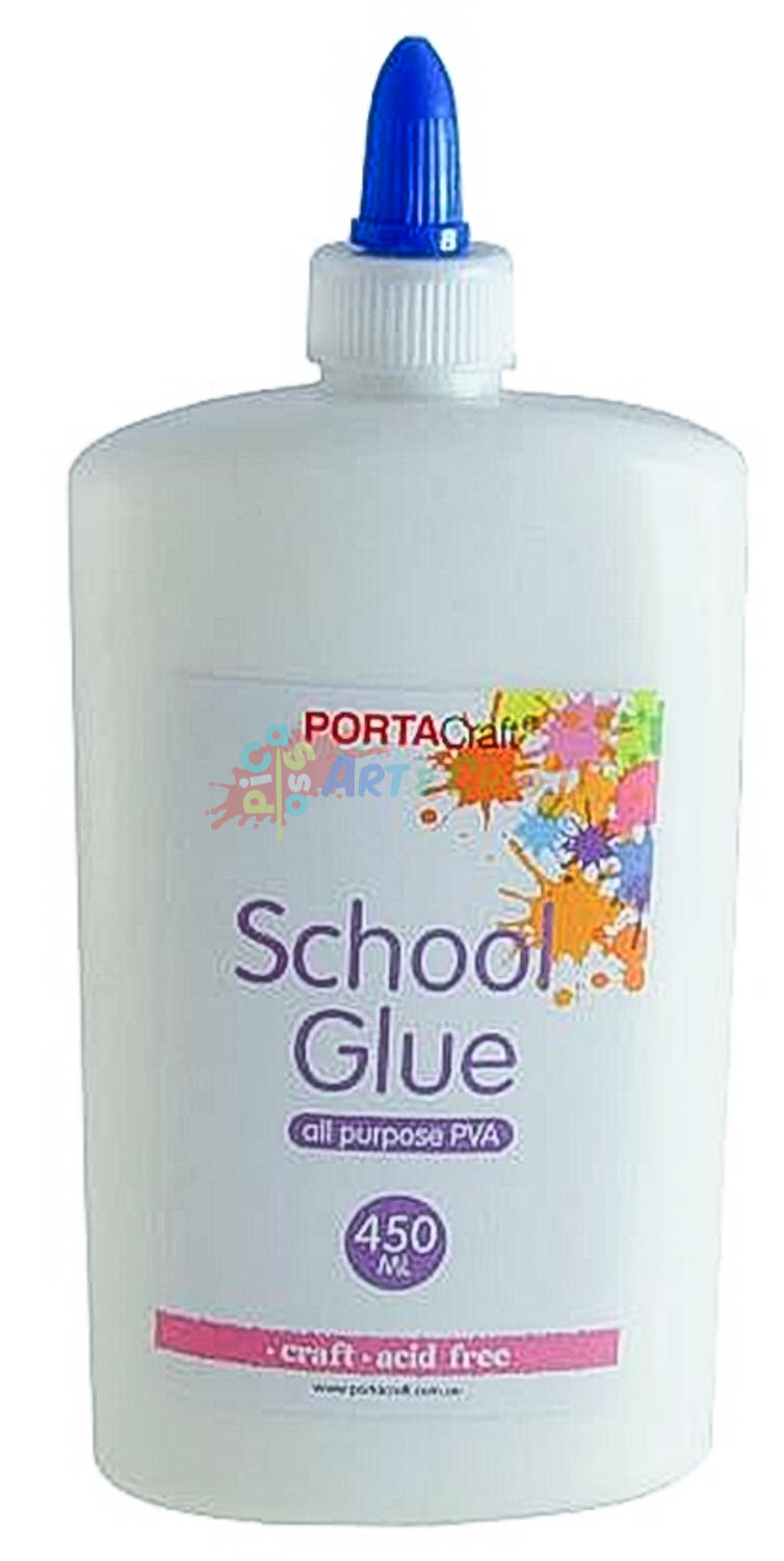 School Glue All purpose PVA 450ml Picasso Art & Craft
