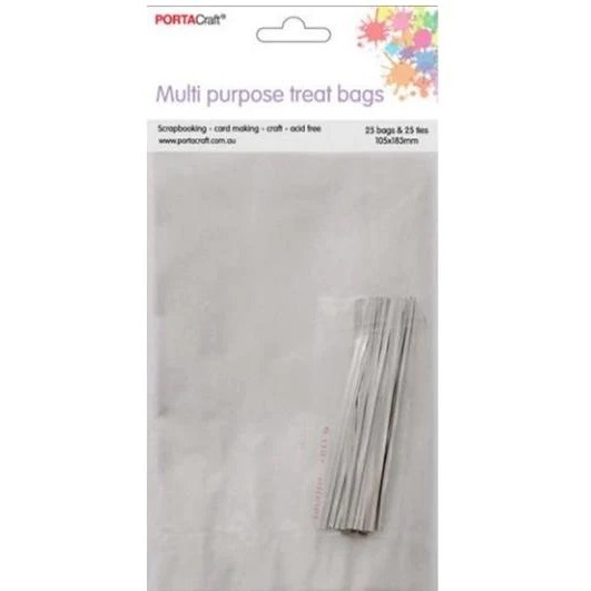 PortaCraftMultiPurposeTreatBags105x183mm25Bags_Ties
