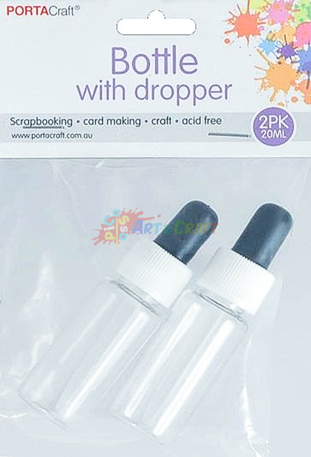 Bottles with Droppers Picasso Art & Craft