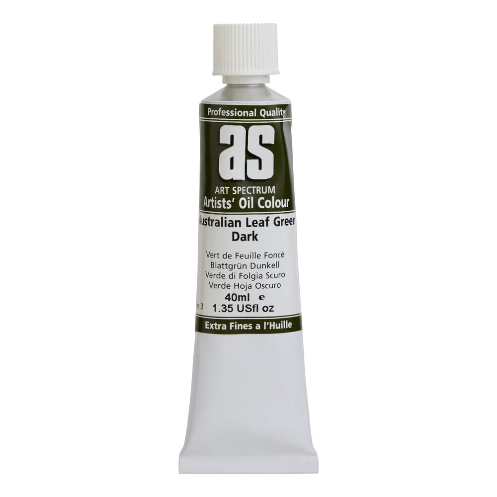 AD4 - ART SPECTRUM OIL 40ML AUSTRALIAN LEAF GREEN DARK