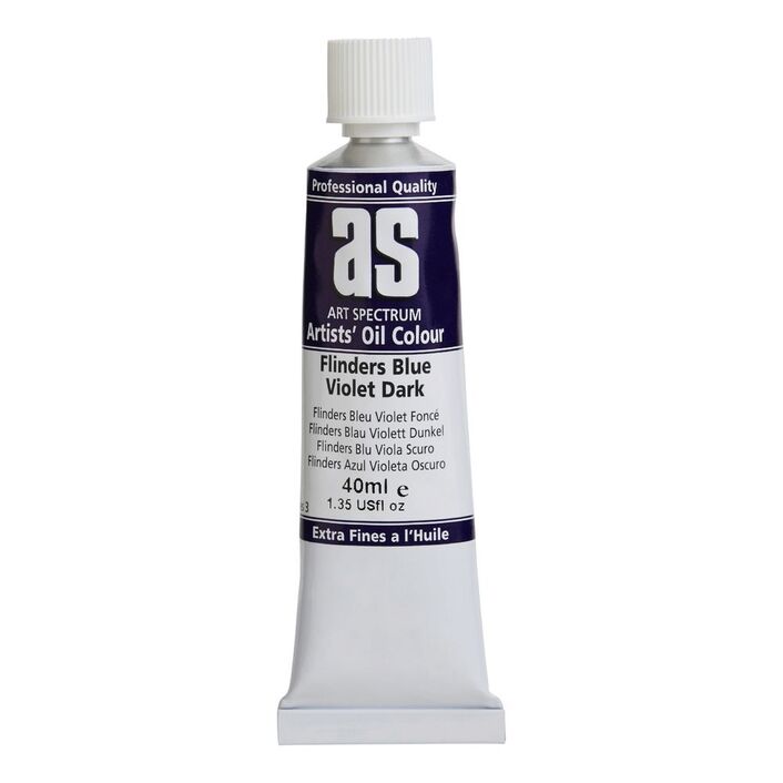 FBVD4 - ART SPECTRUM OIL 40ML FLINDERS BLUE VIOLET DARK