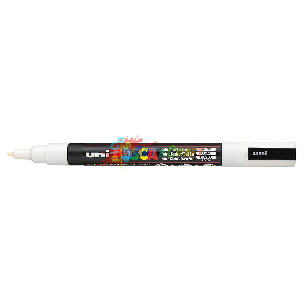 POSCA PC3M White Paint Pen Picasso Art & Craft