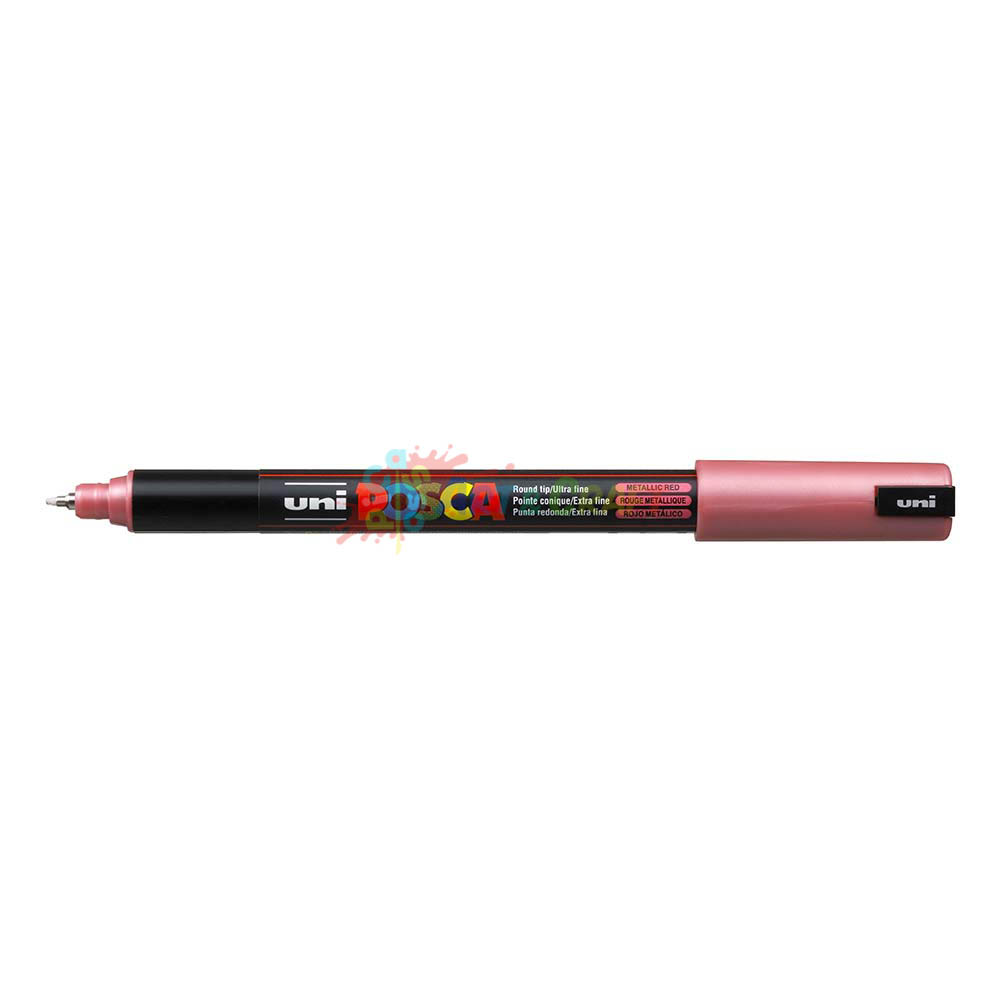 POSCA PC1MR Metallic Red Paint Pen Picasso Art & Craft
