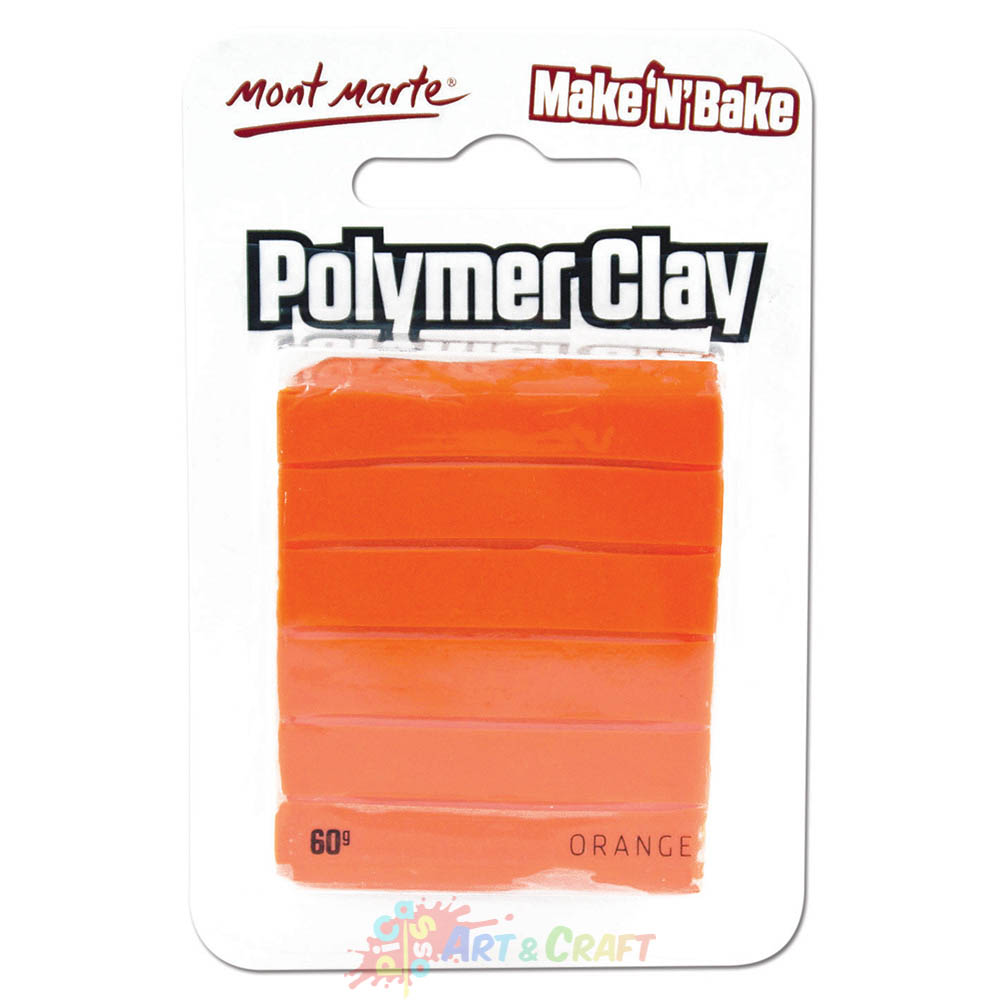 Make n Bake Polymer Clay Orange Picasso Art & Craft