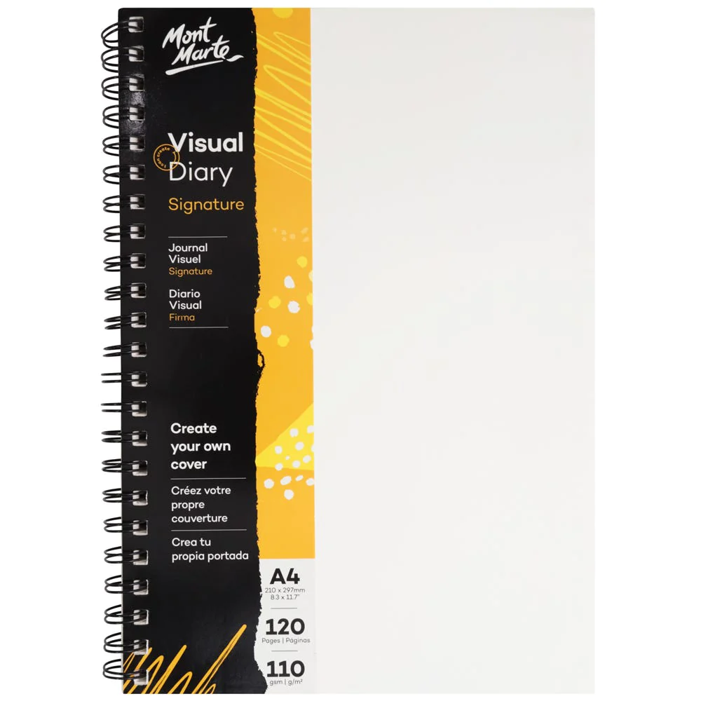 mont-marte-visual-diary-paper-cover-signature-110gsm-a4-120-page_front