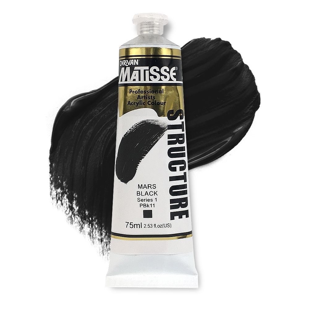 Matisse Structure Acrylic 75ml S1 - Mars Black