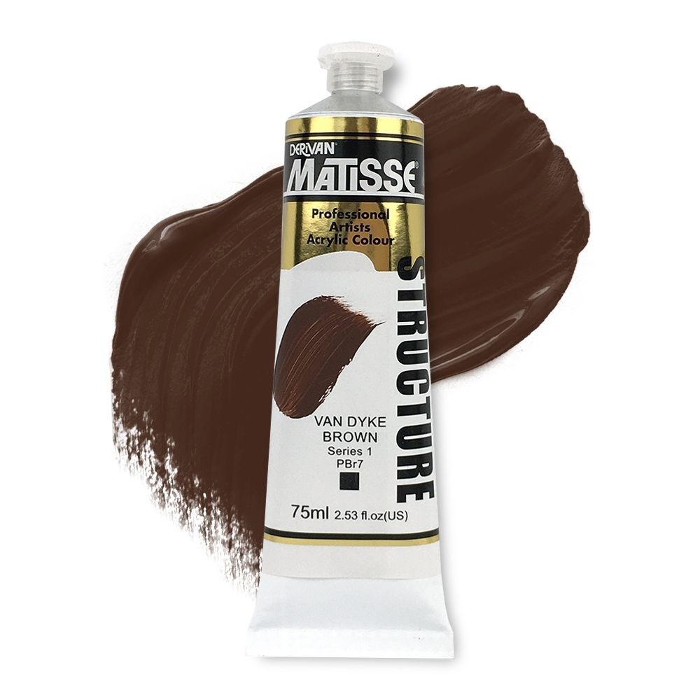 Matisse Structure Acrylic 75ml S1 - Van Dyke Brown