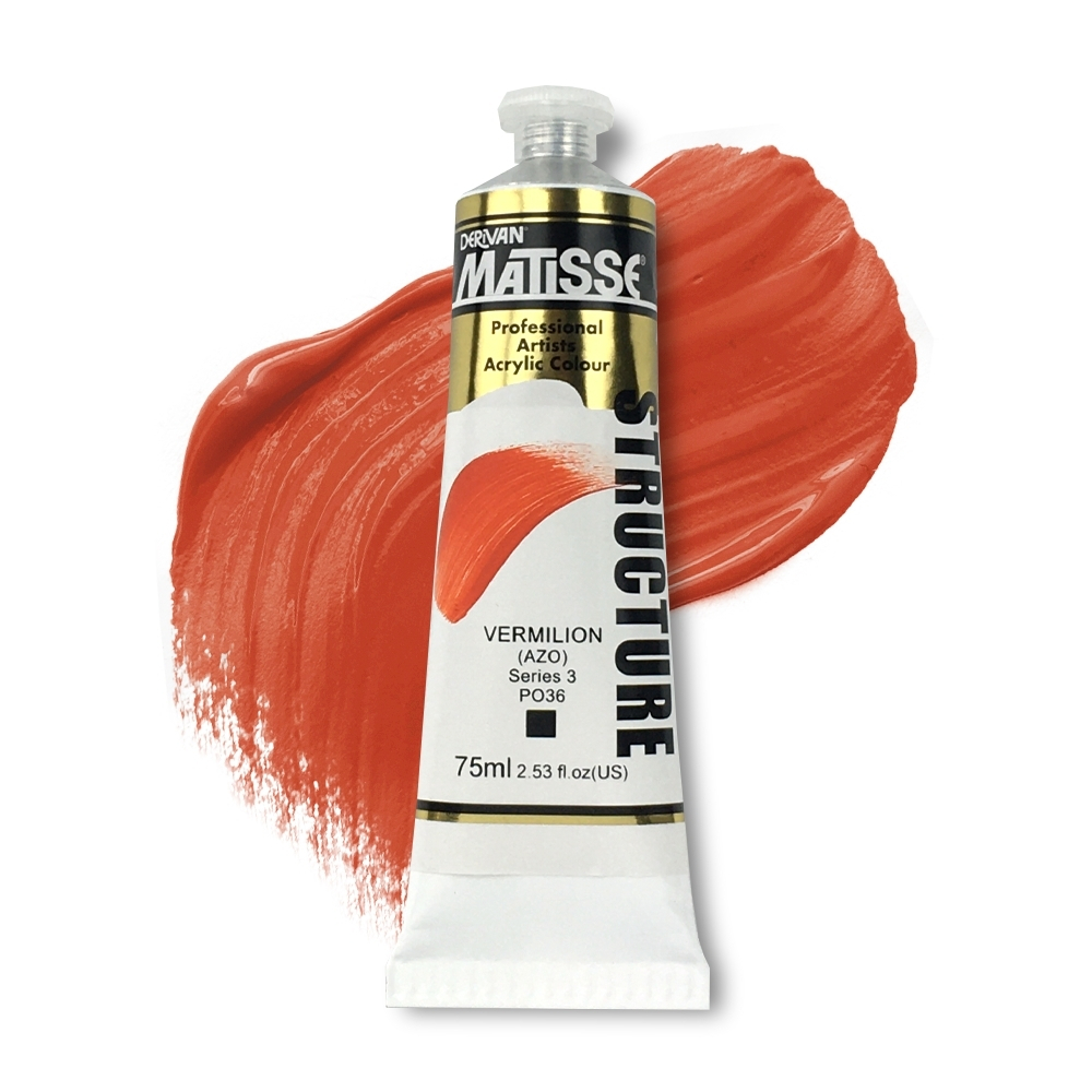 Matisse Structure Acrylic 75ml S3 - Vermillion