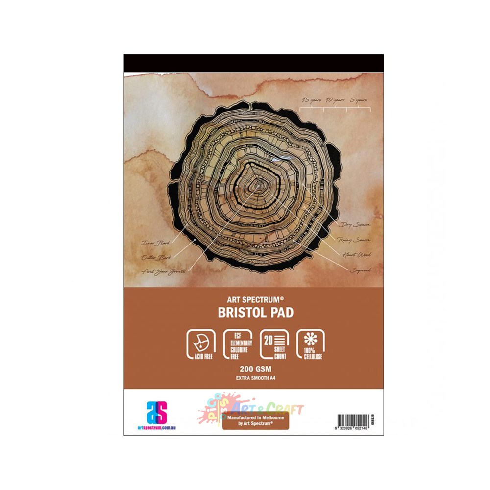 AS Bristol Pad A4 Picasso Art & Craft