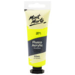 Premium Fluoro Acrylic Paint Tube 50ml (1.7oz) - Yellow