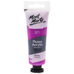 Premium Fluoro Acrylic Paint Tube 50ml (1.7oz) - Purple