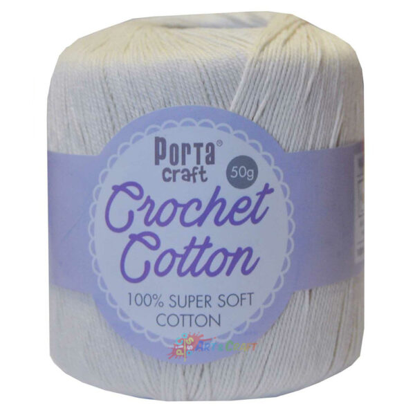 Crochet Cotton Ivory Picasso Art & Craft