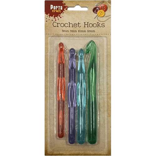 Crochet Hooks Sizes 8mm-12mm