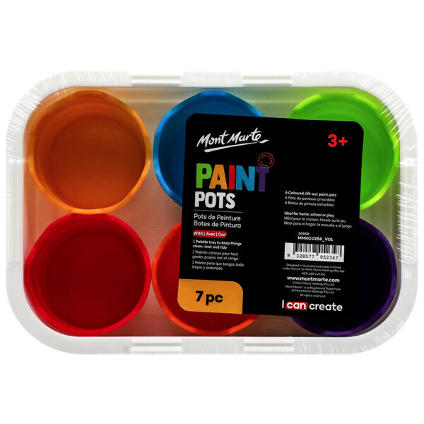 MM Paint Palette Cups 6pc Picasso Art & Craft