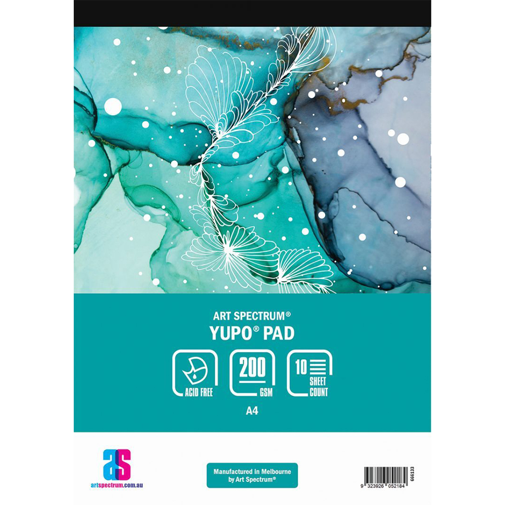 Art Spectrum Yupo Paper Pad A4 200gsm 10 Sheets Picasso Art & Craft