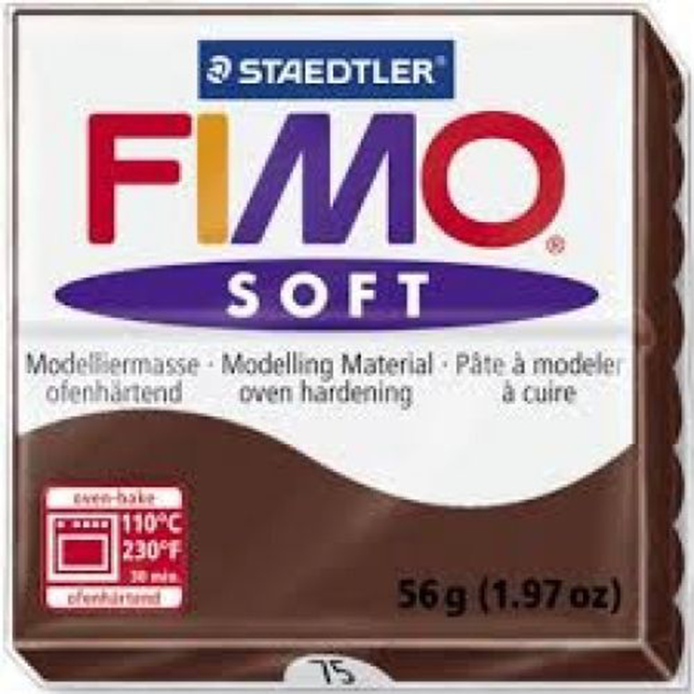 Fimo Soft Polymer Clay Chocolate No 75 Picasso Art & Craft