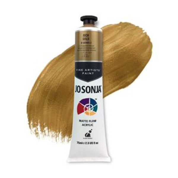 Jo Sonja Acrylic Paint 75ml S2 - Rich Gold - Picasso Art & Craft