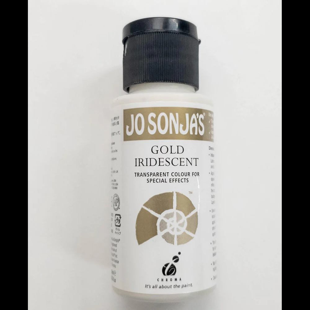 Jo Sonja Acrylic Iridescent Paint 60ml Gold Picasso Art & Craft