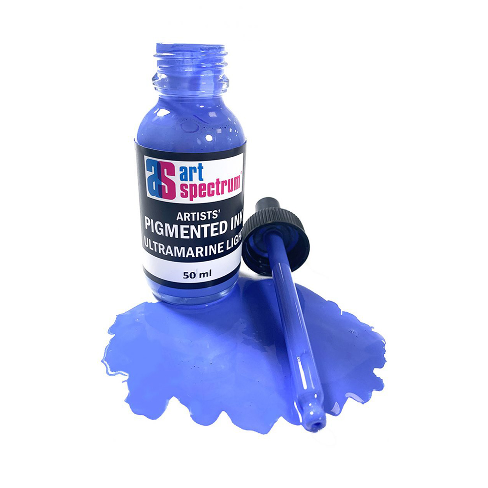 Art Spectrum Pigmented Ink 50ml Ultramarine Blue Light Picasso Art