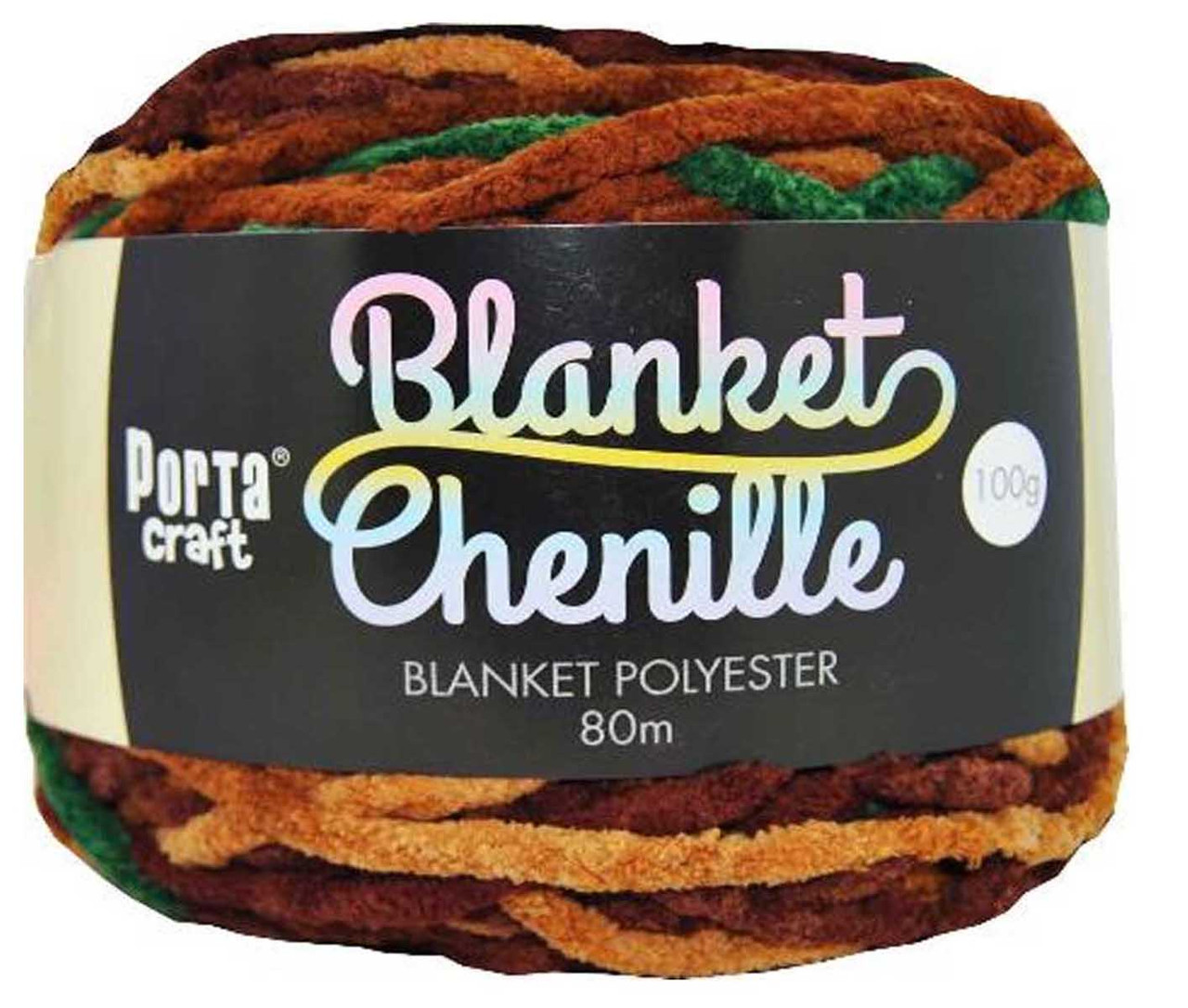 Chenille Blanket Yarn Earth Picasso Art & Craft