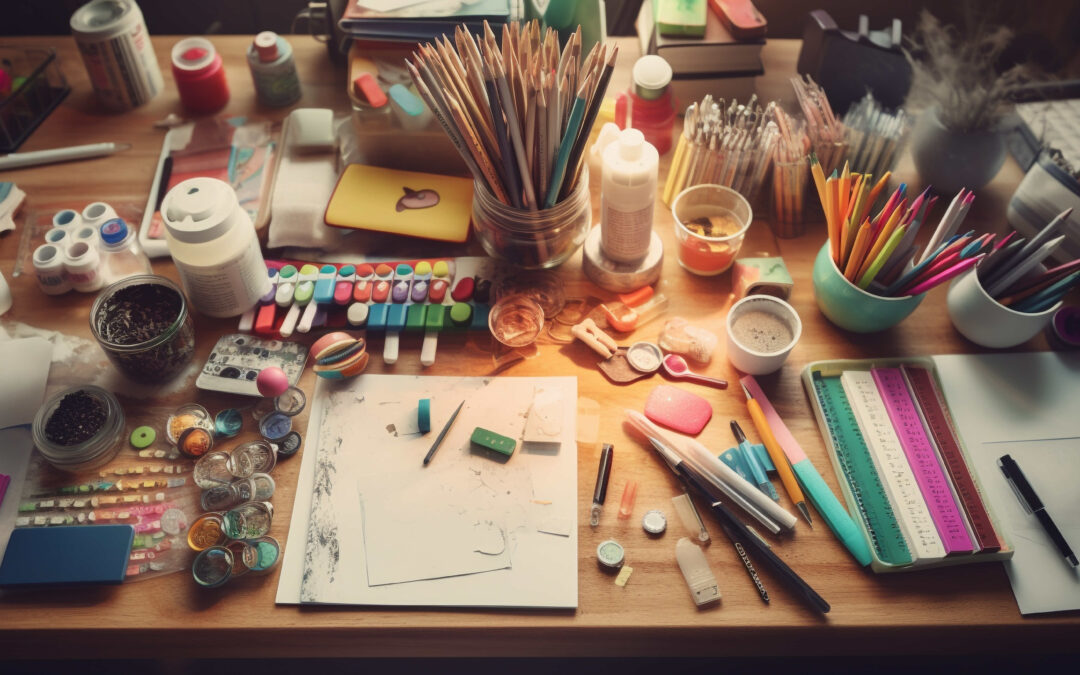 What are the different worthy art supplies & tools that you must have with yourself?